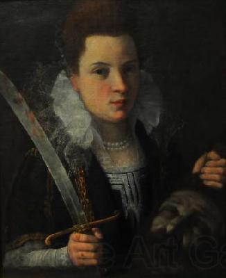 Lavinia Fontana Judith with the head of Holofernes.